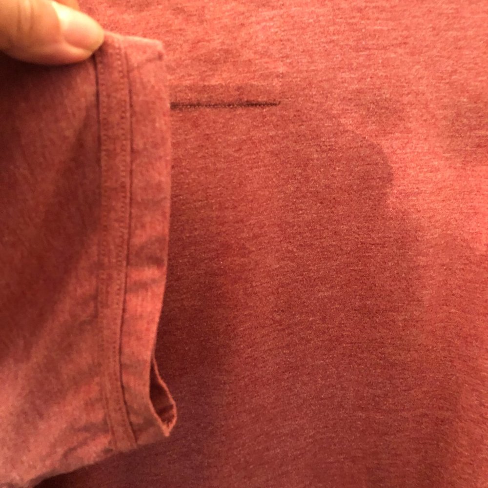 The Black Dog men rust orange polo style shirt, XXL - Picture 6 of 8